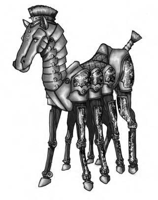 Chapter 10: Martial Constructs upon mounting the steed in order to activate it and have it obey him. Combat A silver steed functions in combat just like any well trained heavy warhorse.