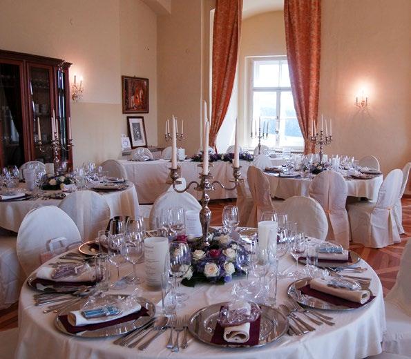 CELEBRATIONS UNFORGETTABLE EVENTS IN AN INCOMPARABLE, NOBLE ATMOSPHERE Piber Castle with its splendid reception rooms offers the perfect setting for exclusive events and grand occasions.