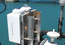 The logger box with BP, and the sensor box with AT/RH and radiometers, were installed on pipes