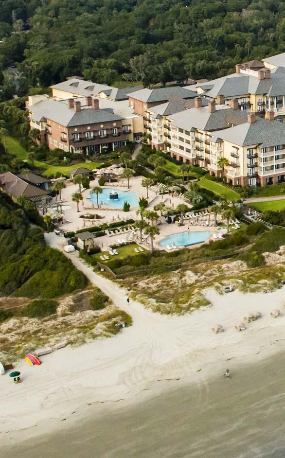 The crown jewel in a spectacular coastal setting, The Sanctuary at Kiawah Island Golf Resort recreates the ambiance of a