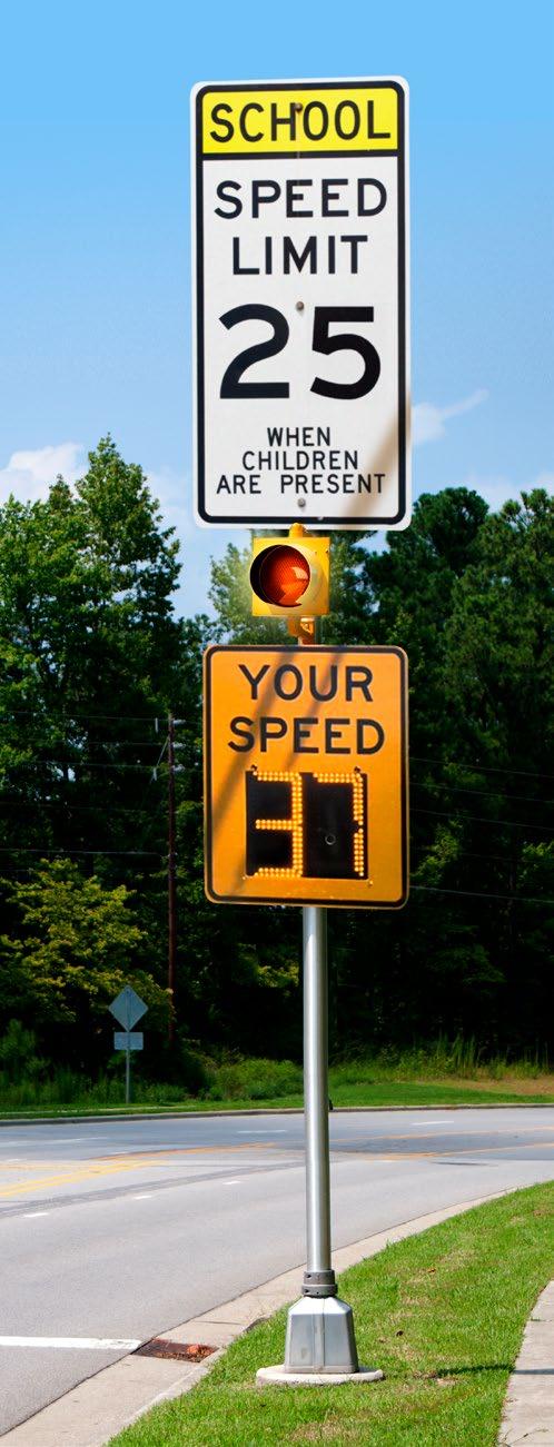 9 Proven Solutions for Increasing School Year Road Safety Recommended Products and Solutions SMARTZONE FOR SCHOOLS RADAR SPEED DISPLAY According to Safe Kids Worldwide study,* one in five high school