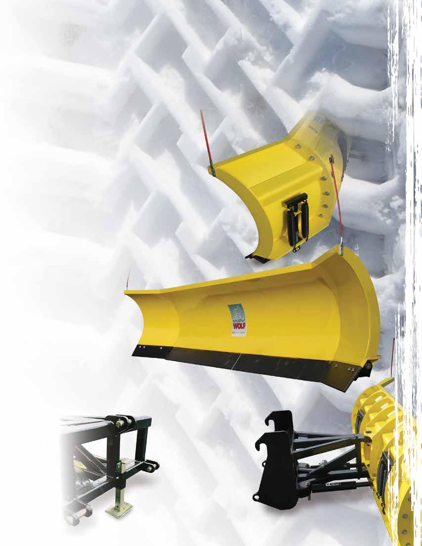WOLFWINGS HEAVY-DUTY, PRODUCTIVITY Angling Efficiency The WolfWings give you 0% more productivity when angle plowing.