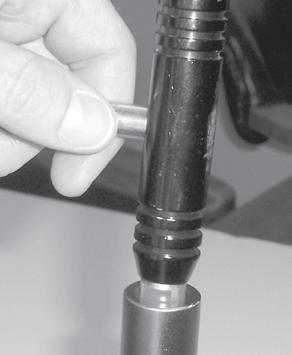 seated against the bottom of the sabot. 2. Place the assembled projectile into the muzzle. 3.