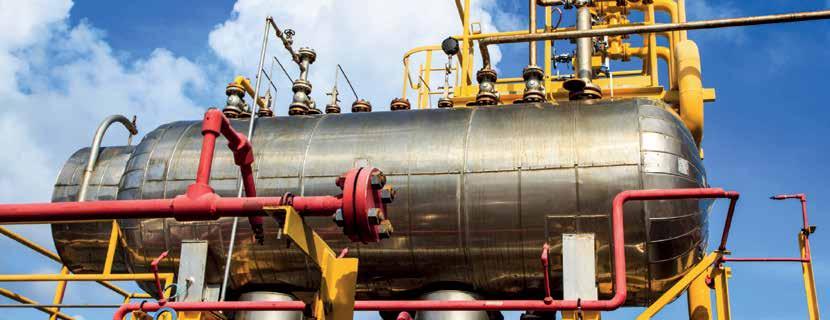 Gas separators (scrubbers) measurement, independent of process conditions Ensures an effective gas drying process, and thus high quality gas Maintenance-free operation Level and pressure measurement