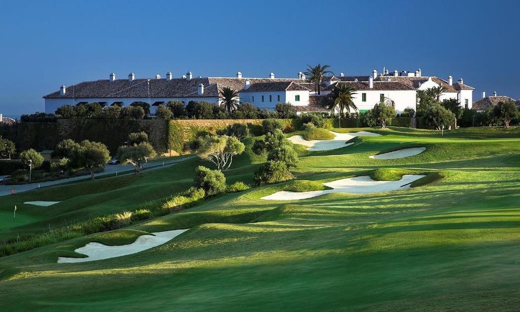Thursday 21 st June 2018 Golf at Finca Cortesin Golf Club with shared motorised carts This Cabell Robinson designed course is simply spectacular and captures the natural essence of the surrounding