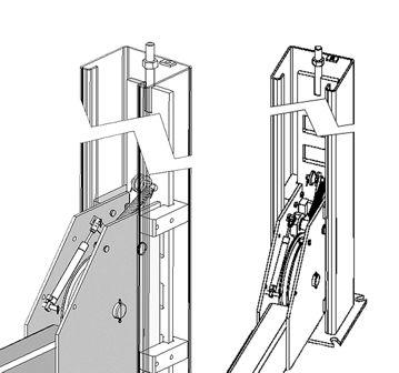 1 (If not bolting lift to the floor, skip to Item 3.) 2. To estimate the shim requirements, place a target on floor at each Column position and record the readings.