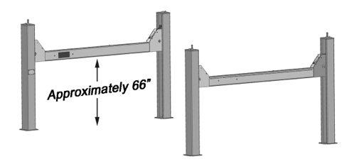 of the Ladder or approximately 66 off the ground. It is important that the SLACK SAFETY LOCK IS CLEARED.