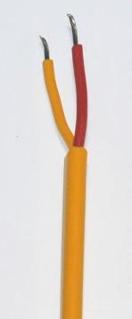 Insulation rating -75 C to 260 C Colour coded to ANSI MC96.1 T/C Type Conductors Cores Reel Length Allied code RS order code KX 1/0.2mm +Yellow/-Red 25 metres 70656106 814-0030 KX 1/0.