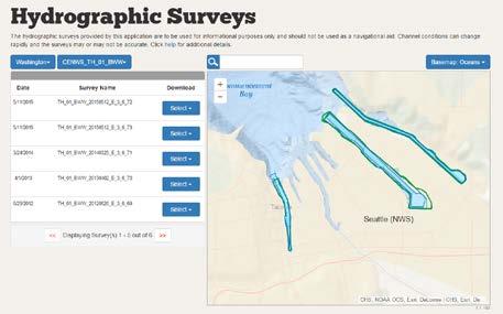 Bathymetric Sources Tacoma Harbor, located in South Puget Sound, was selected as the case study for this paper. Tacoma has three U.S. Army Corps of Engineers (USACE) waterways and various NOAA surveys ranging from 1935-2010.