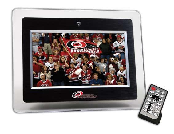 1 2. Carolina Hurricanes Digital Frame with Hurricanes 06 Stanley Cup Playoffs CD 12 Points 7" music, video & photo frame with ultimate multimedia