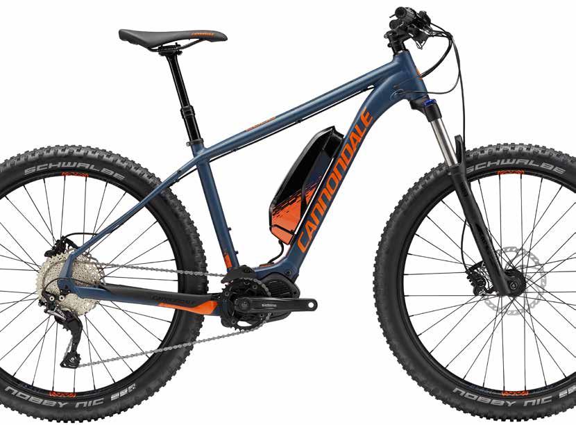E-SERIES MOUNTAIN KEY TECNOLOGIES: SmartForm C2 Alloy Construction SAVE Rear Stays 27+ Tires Tapered ead Tube Shimano Steps E8000 MTB drive system Boost hubs Women's version available GEOMETRY XS S M