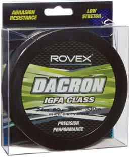 90 10X Mono Leader Rovex IGFA Dacron is great for various gamefishing applications such as top shotting or as a main line to your leader.