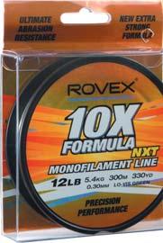 MARINE NETTING ACCESSORIES Mono 10X Formula Mono IGFA Mono Rovex 10X Formula line is made using an exclusive polymer bonding technology for unsurpassed