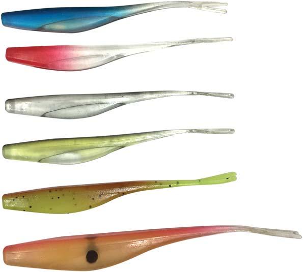 MARINE NETTING ACCESSORIES Scented Paddle Tails Fish-attracting colours Strong impregnated fish scent Ultra-soft