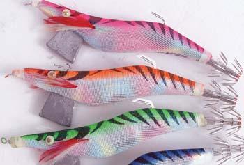 0 Three Pack Colours in pack may vary. Razorback Pearl Belly Squid Jigs Code Model 330032 Sz 2.5 Two Pack 330033 Sz 3.