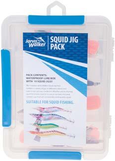 All packs include a quality Jarvis Walker lure box with attractive packaging.