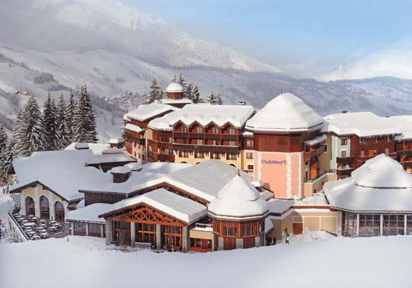 Valmorel Grand Domaine in France Altitude 1250-2550m 150km of ski runs 22 38 17 8 Your Destination: In the Alps, 15km from Moûtiers, at