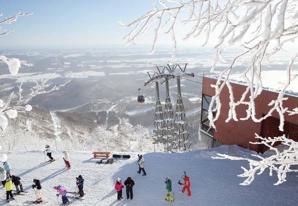 Sahoro Hokkaido in Japan Altitude 430-1030m 20km of ski runs 9 0 3 5 Your Destination: On the island of Hokkaido, 170km from