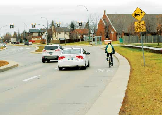 Your responsibilities as a cyclist: Ride respectfully. The same traffic laws that apply to motorists also apply to you. Use hand signals and eye contact to communicate your actions.