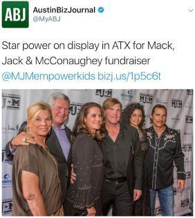 Through partnering outlets, MJ&M has secured coverage of the annual gala, fashion show, golf tournament, and Jack Ingram & Friends concert from dozens of outlets.