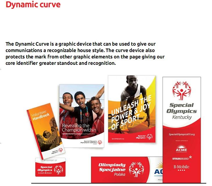 The Dynamic Curve is a graphic device that can be used to give our communications a