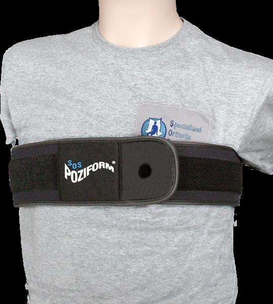 The Poziflex hest Strap, manufactured from neoprene is a comfortable elastic pad with just the right amount of stretch.