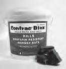 Blocks per Pail $22.95 EPA Reg 56-42 Contrac All-Weather Blox (MOUSE OR RAT) Multi-edged, single feeding bait blocks that stay fresh whatever the weather.