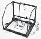 WCS Code Description & Species Each NWSKT01 Rodent Trap (fits in a gutter) 3 ½ deep x 3 W x 3 ½ H - Single Spring for squirrel, rat $10.