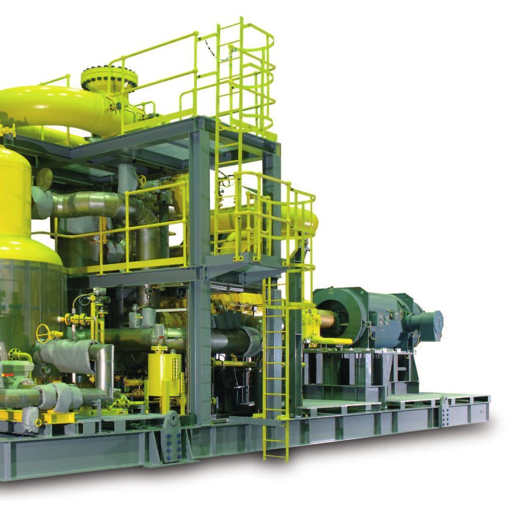 APPLICATIONS FOR OIL INJECTED COMPRESSORS INCLUDE SOUR GAS HANDLING, FLARE GAS