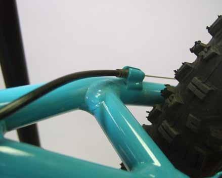 Caution: The failure to properly route shifter housing can cause malfunction of the shift mechanism and unexpected shifting of gears. 02.