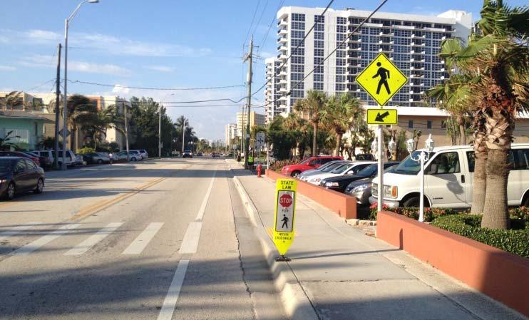 It is permissible to mark crosswalks at uncontrolled locations on two lane roadways.