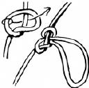 The strain is divided equally between the two knots..slip Knot For fastening a line to a pier or a pole or any other purpose where strain alone on the standing end is sufficient to hold the knot.