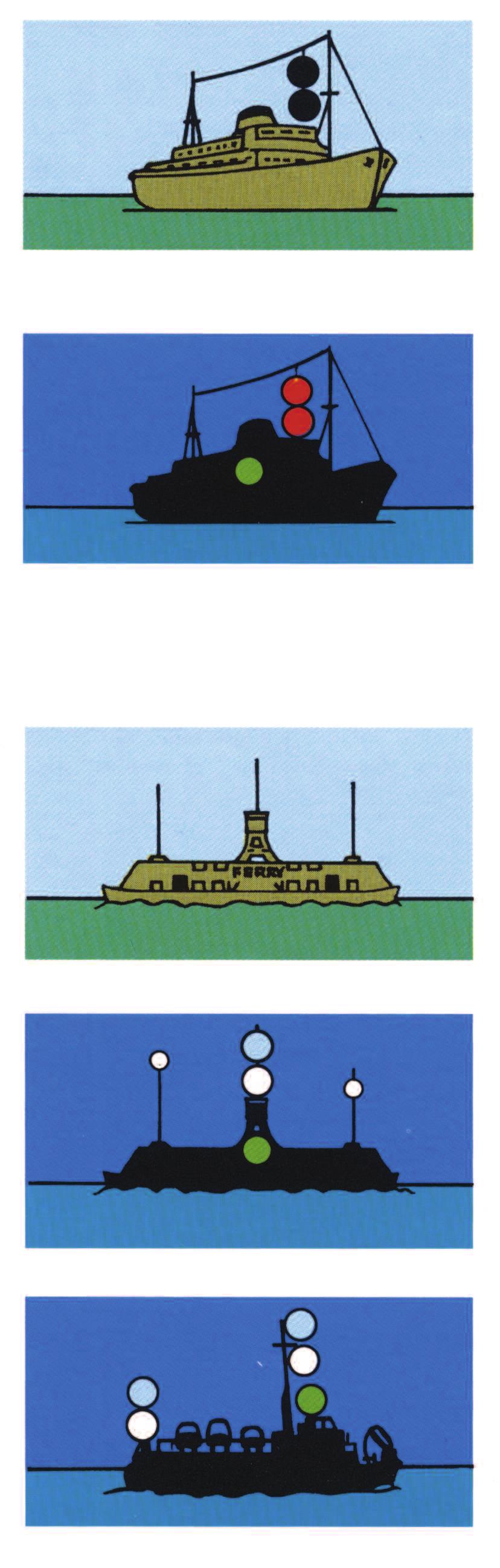 VESSELS NOT UNDER COMMAND Rule 27(a) A vessel which is not under command shall carry two vertically placed black balls or shapes 2 metres apart.
