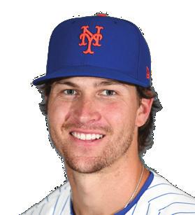 AWARDS + HONORS jacob DEGROM RHP #48 2018 STATS: 1-0, 1.