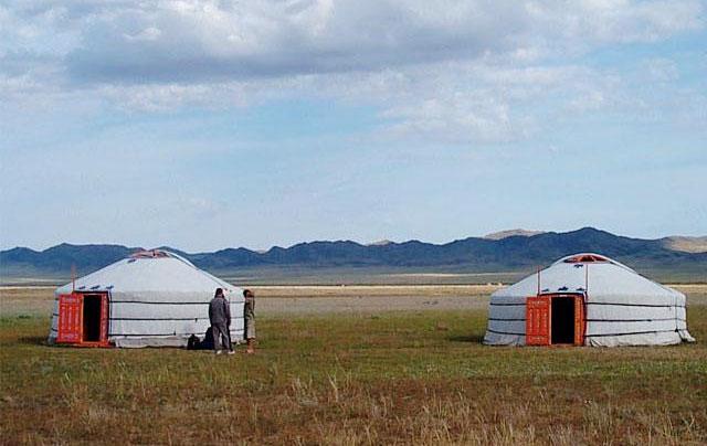 THIS IS HOW WE LIVE About one third of the people living in Mongolia live a nomad life. Nomads don t have a permanent home.