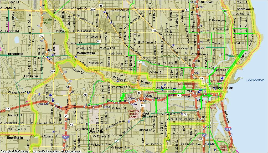 53. Mapa con rutas para bicicletas 1 2 3 4 5 Muy importante No importante 54.