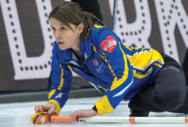 2 Friday, February 2, 2018 HEARTCHART curling.ca/2018scotties 2018 Scotties TOURNAMENT OF HEARTS Alberta skip Casey Scheidegger has her eyes set on a place in the Page Playoffs on the weekend.
