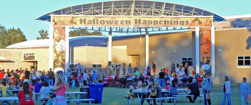 Halloween Happenings Saturday before Halloween @ Highlander Park Approximately 4,000 Attendees Haunted Hayride Preschool Activities Carnival Games & Kids Crafts Costume Contest Halloween Happenings