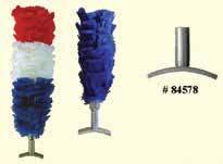 MISCELLANEOUS Plumes (Pictured 6-12 ) We stock 6 & 12 in Red, White, Blue (Tri-Colored) 6...#84569... $27.00 12...#84570... $29.00 If you order 2, deduct $2.00 ea. If you order 3, deduct $3.00 ea. We can also order anything you need.