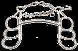 25 Over Check Bits - Show Style 6 Stainless Steel...#28300...$9.75 Bit Guards, Black #25590...$2.70/pr. Bit Wrap 3 x 36 #25588...$8.00 Adjustable Chin Strap with Gullet Strap Sewn In #6531... $12.