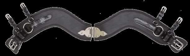 Super V Breast Collar with clip in center, turned down ends,