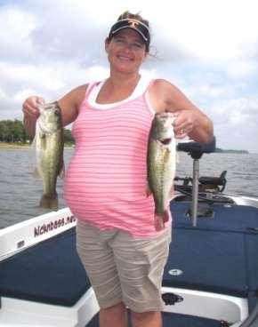Best Catch Under Pressure! Lisa Garber. When Craig Garber booked a day with Kick n Bass he mentioned it was going to be a husband and wife trip.