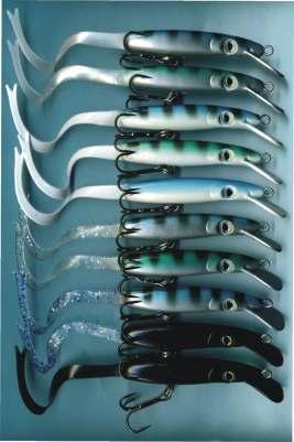 Silver Green Mackerel/Pearl Tail White Blue   FLOATING DIVER PLUG EEL FLOATING DIVER EDDYSTONE EEL TAIL EDDYSTONE