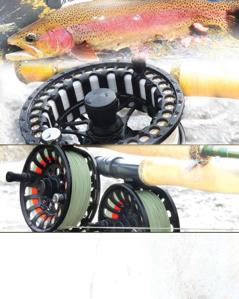 The A4 Fly Reel with large arbor and superior drag system offers reliable performance time after time.