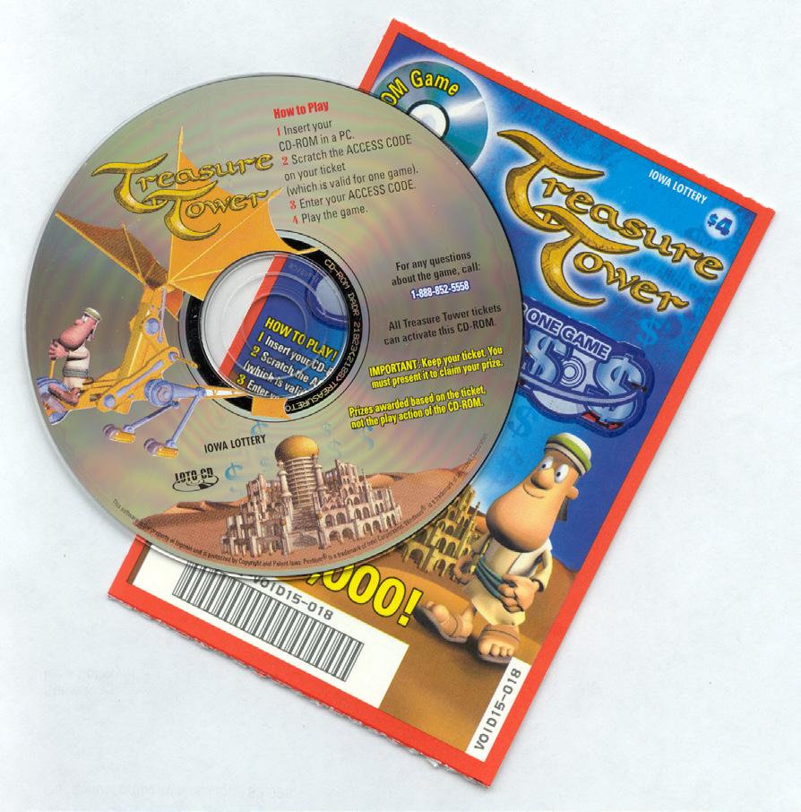 Players entered the promotion by mailing in five nonwinning scratch tickets. July 31, 2000 - Retailers begin to order $10 Iowa Celebration scratch tickets. A $3 winner was guaranteed in every pack.