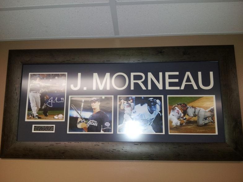 Item #7 Justin Morneau Signed Picture Justin Morneau