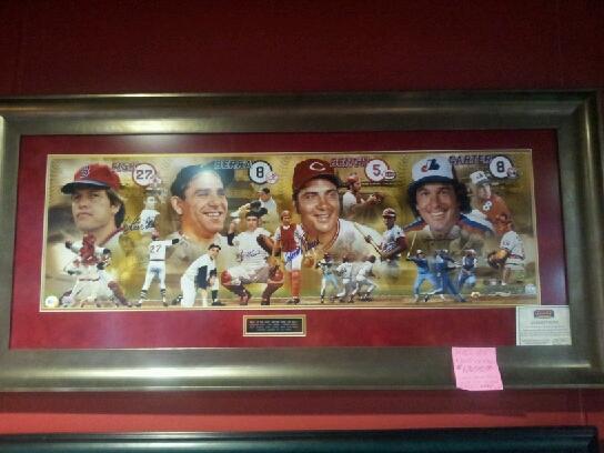 Item #4 Hall of Fame Catchers (Carleton Fisk/Yogi Berra/Johnny Bench/Gary Carter
