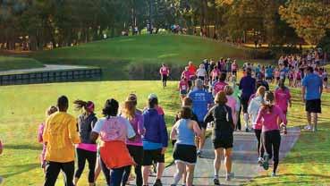 One hundred percent of raised funds and race proceeds for all 26.2 with Donna events, including today s PINK OUT, go to breast cancer research and care. The 6th Annual 26.