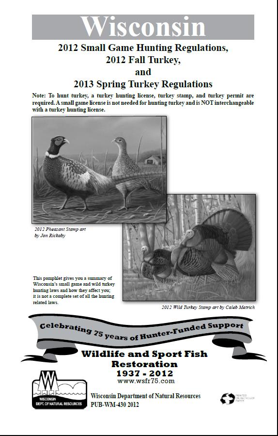 Regulations- Wisconsin Non-toxic shot required on wildlife refuges and waterfowl protection areas Excluding deer,