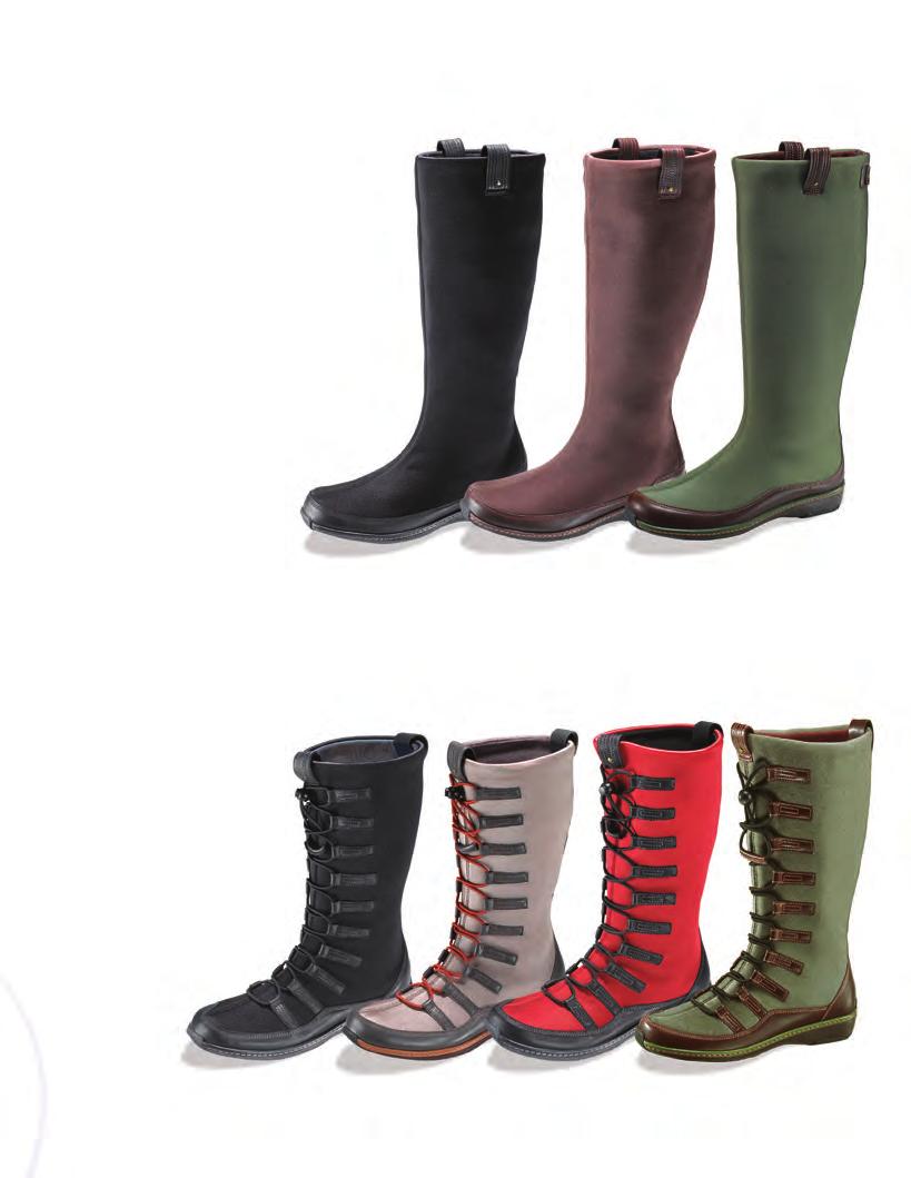 TALL BOOTS - Advanced waterproofing technology - Pull-up tabs for easy on/off wear - Flexible shaft can be folded for a reversible look BB50 BLACKBERRY* BB51 COCOBERRY* BB54 KIWIBERRY BUNGEE